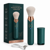 Vibrating Makeup Brush –  Rechargeable Personal Massager