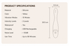 Curved Silicone Rechargeable Personal Massager – Multi-Speed Vibration Modes