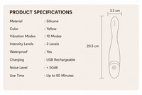 Curved Silicone Rechargeable Personal Massager – Multi-Speed Vibration Modes