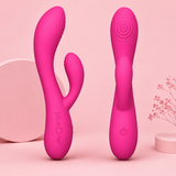 Premium Dual Rabbit Vibrator | Dual Stimulation | 10 Vibration Modes | USB Rechargeable | Waterproof Silicone