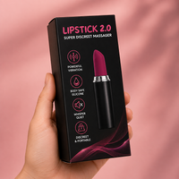 Lipstick Vibrator –  Rechargeable Mini Personal Massager