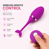 Wireless Fish Tail Vibrating Egg with Remote Control | 10 Vibration Modes | USB Rechargeable | Waterproof | Body-Safe Silicone