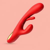 3 Point Rabbit Vibrator with Tongue Flicker