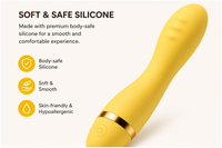 Curved Silicone Rechargeable Personal Massager – Multi-Speed Vibration Modes