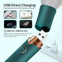 Vibrating Makeup Brush –  Rechargeable Personal Massager