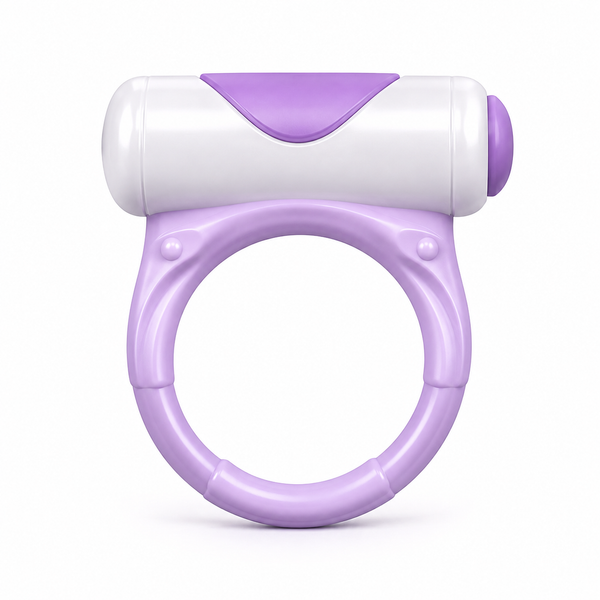 Bindass Nights Premium Vibrating Ring | Soft Stretch Silicone | Discreet & Comfortable | Battery Operated