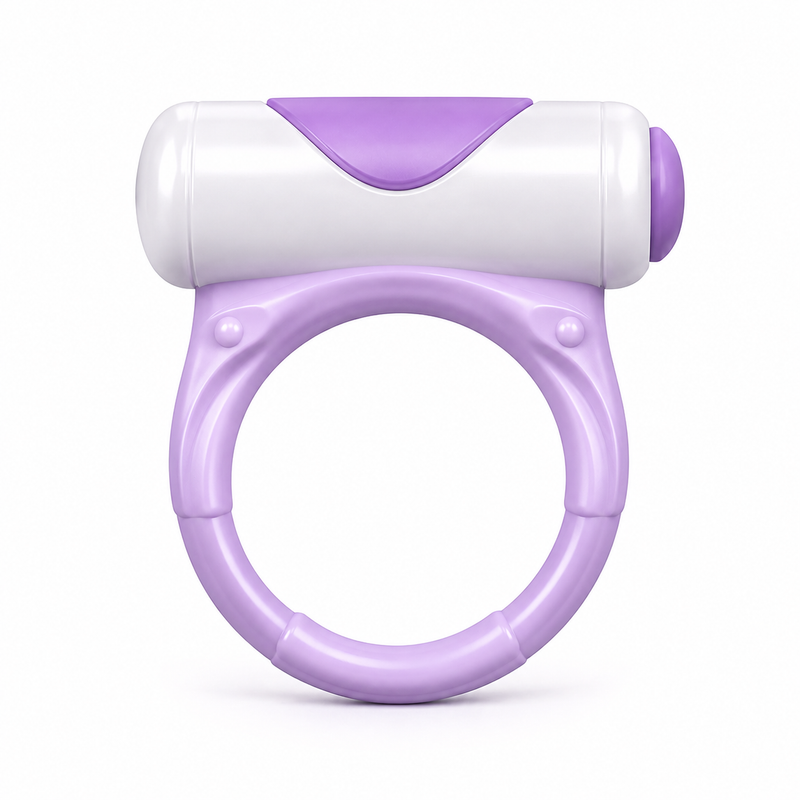 Bindass Nights Premium Vibrating Ring | Soft Stretch Silicone | Discreet & Comfortable | Battery Operated