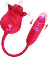 Rose Vibrator & Bullet Massager Combo | Waterproof & Rechargeable