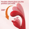 Heating Rabbit Vibrator – Tongue Flicking G-Spot Massager