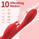 Heating Rabbit Vibrator – Tongue Flicking G-Spot Massager